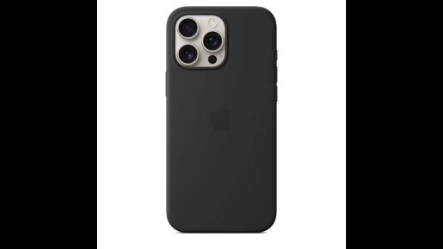 Чехол Apple iPhone 16 Pro Silicone Case with MagSafe - Black (MYYJ3) — фото 1