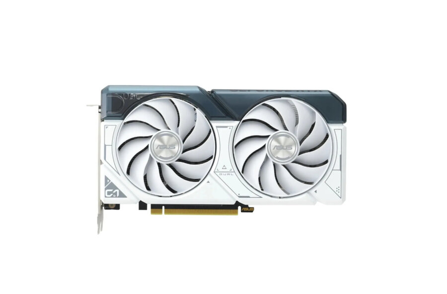 Видеокарта ASUS NVIDIA GeForce RTX 4060 DUAL-RTX4060-O8G-WHITE 8ГБ Dual, GDDR6, OC, Ret