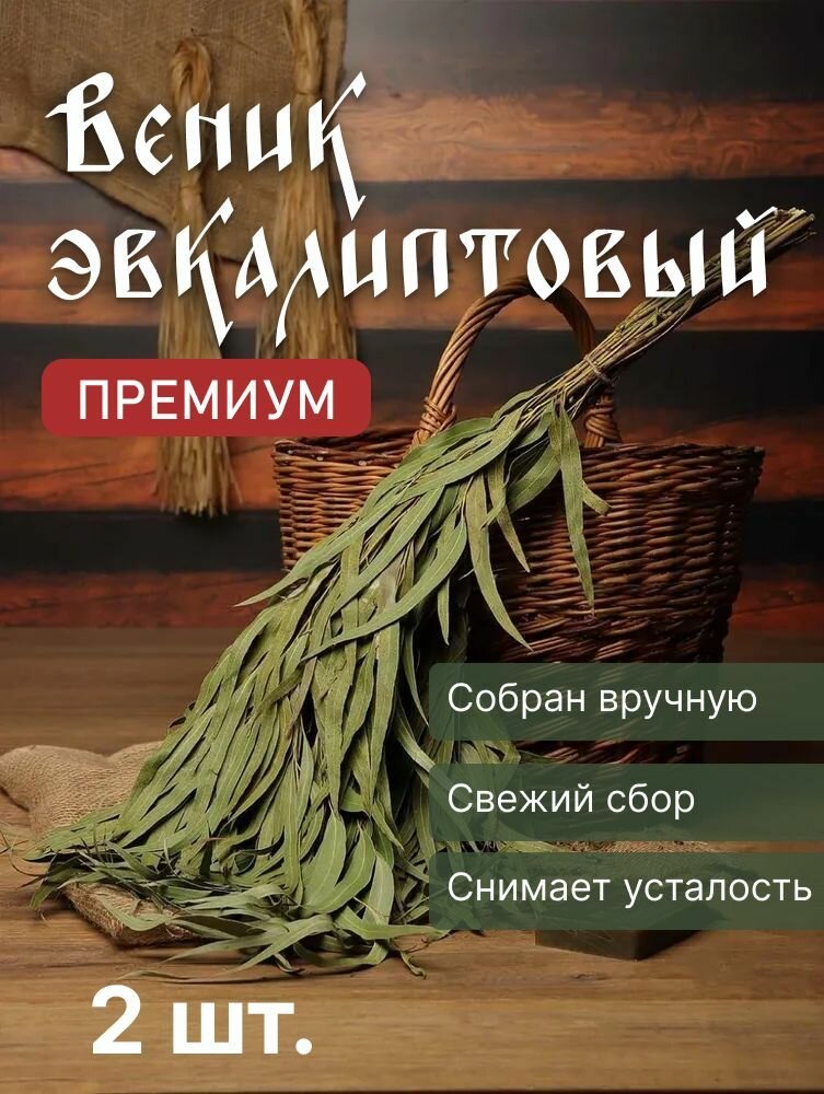 Веник Эвкалипт 2 штуки
