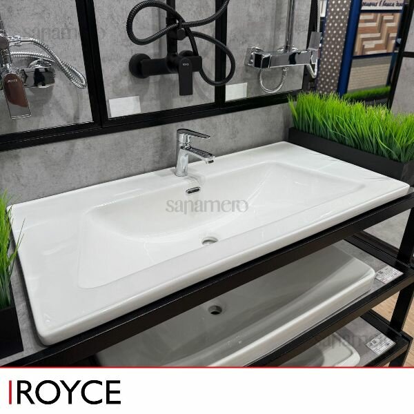 Раковина встраиваемая Royce Pro RCW-1405100WH (1000х500х200мм) белая