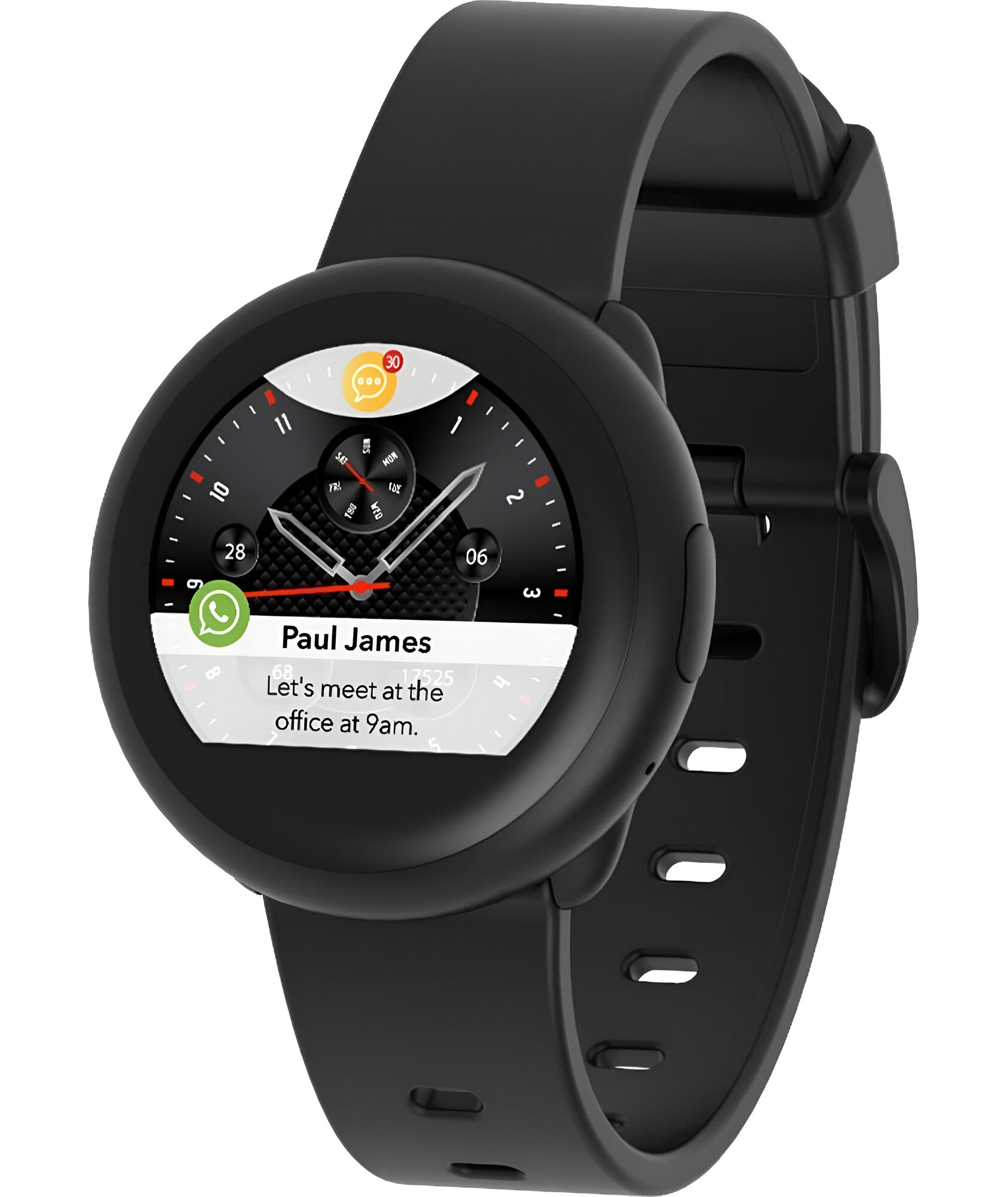 MyKronoz ZeRound 3 Lite, черный / смарт-часы