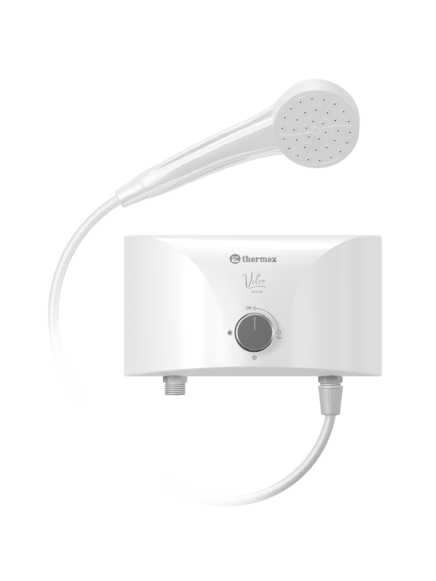 Водонагреватель Thermex Vetro 5500 Shower электрический 5кВт белый