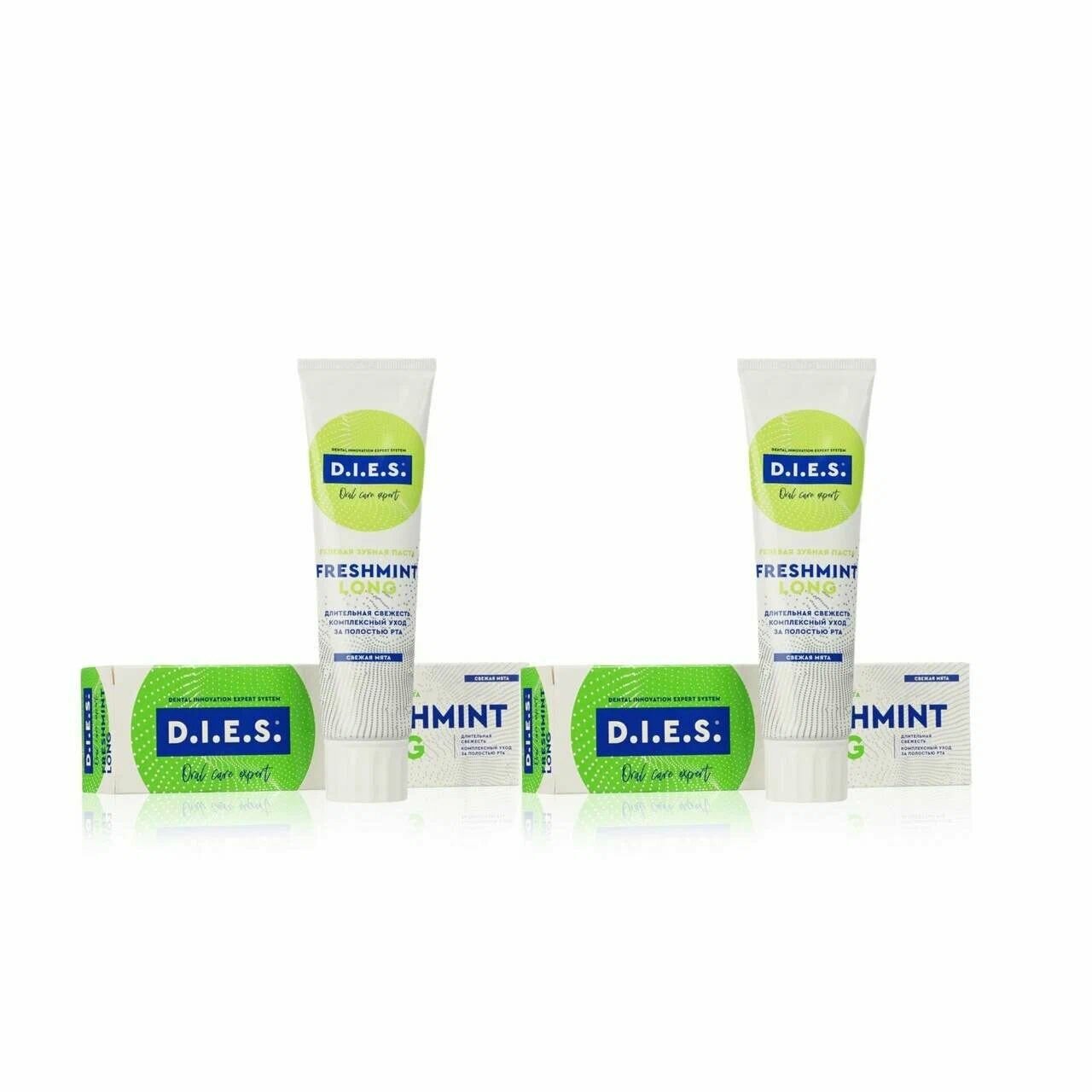 D.i.e.s. Комплексная зубная паста Freshmint Long, 100 мл *2 шт.