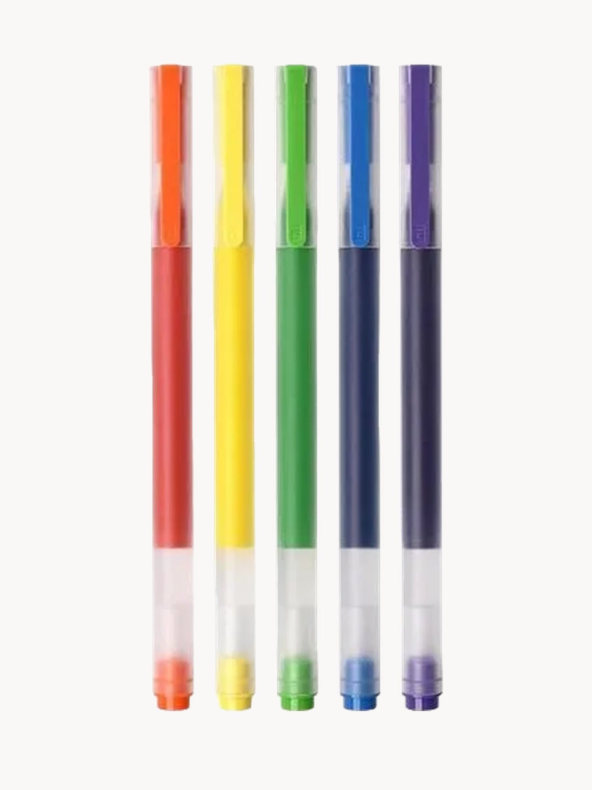 Гелевые ручки разноцветные набор Xiaomi Mi Colorful Gel Pen 5 шт.
