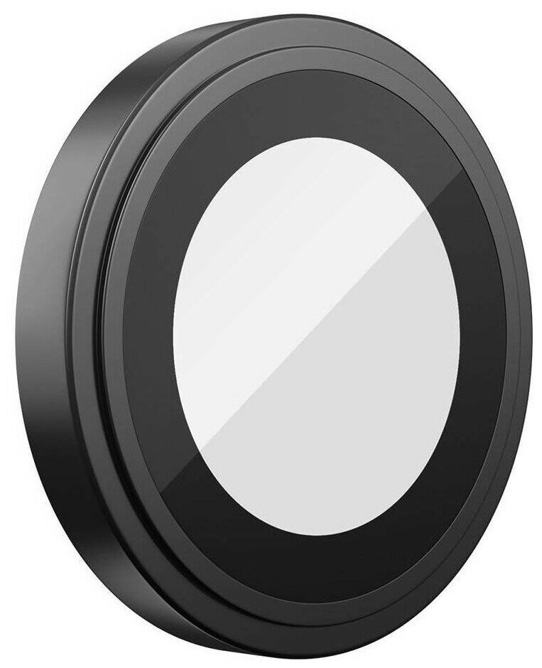 Защитное стекло Blueo Camera lens ARMOR metal (2 шт. +install) 0.26 мм для камеры iPhone 14/14 Plus цвет Черный (NPB28-14-BLK)