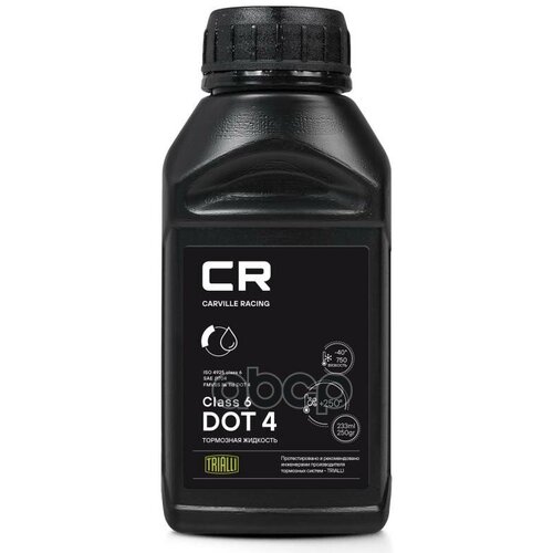 Тормозная Жидкость Cr Dot 4 Class 6, T250°C, Вязкость L6275257 Carville Racing арт. L6275257
