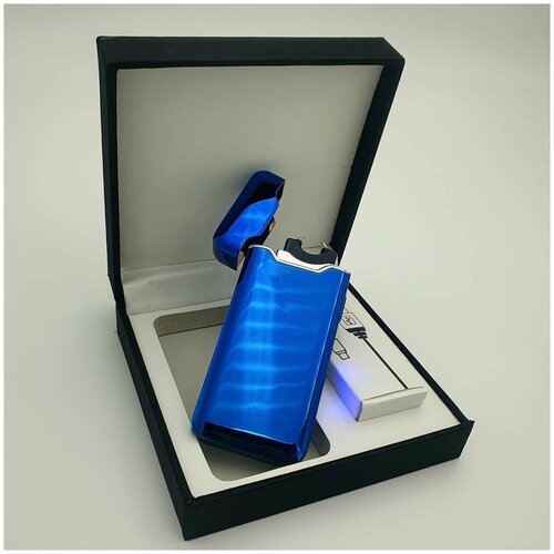 Зажигалка электрическая Luxlite T004 Blue USB для мужчин
