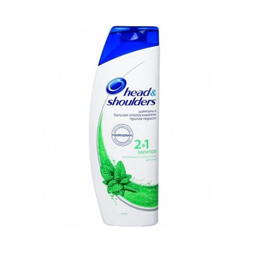 Шампунь head & shoulders 2в1 Освежающий с ментолом 400мл