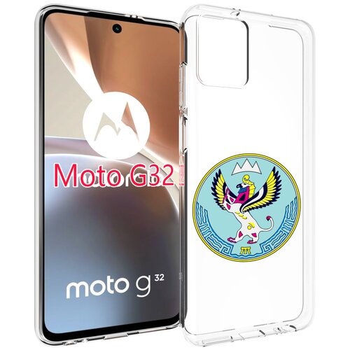 Чехол MyPads герб-алтай-горно-алтайск для Motorola Moto G32 задняя-панель-накладка-бампер чехол mypads герб алтай горно алтайск для motorola moto x force xt1585 xt1581 задняя панель накладка бампер