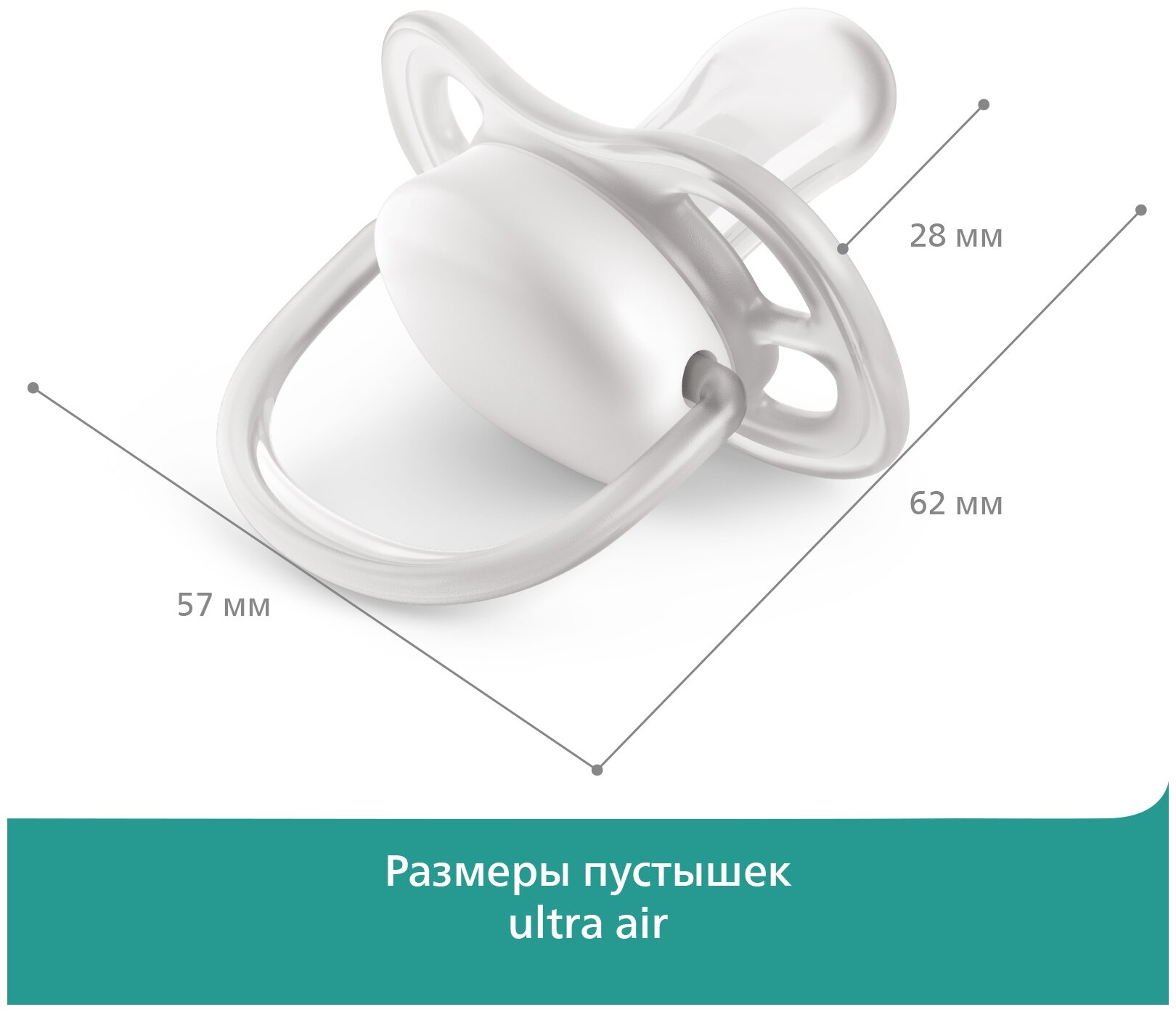 Пустышка для девочки Philips Avent Ultra-Air, 18+ мес, 2 шт. (SCF349/12) - фото №15