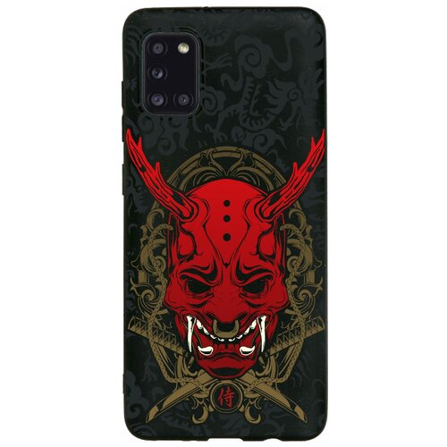 Силиконовый чехол Mcover для Samsung Galaxy A31 с рисунком Красная маска Они / Японский Демон силиконовый чехол mcover на samsung a73 с рисунком красная маска они японский демон