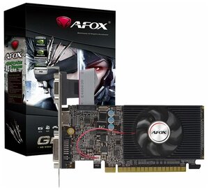 Видеокарта Afox GT610 1GB DDR3 64BIT DVI HDMI VGA LP SINGLE FAN