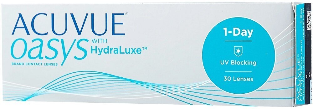 1-Day Acuvue Oasys HydraLuxe(30 Lenses) D -3.5 \ BC 8.5