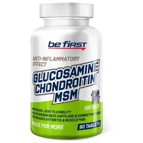 Be First Glucosamine + Chondroitin + MSM 90 таблеток glucosamine chondroitin msm 90 tabs 90 таблеток