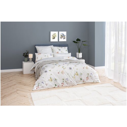 Комплект постельного белья ESTELLA APOLLONIA 985 (полутораспальный), швейцарский премиум-сатин с цифровой печатью