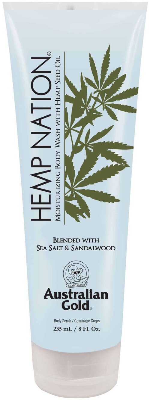 Australian Gold Hemp Nation Sea Salt & Sandalwood, гель для душа