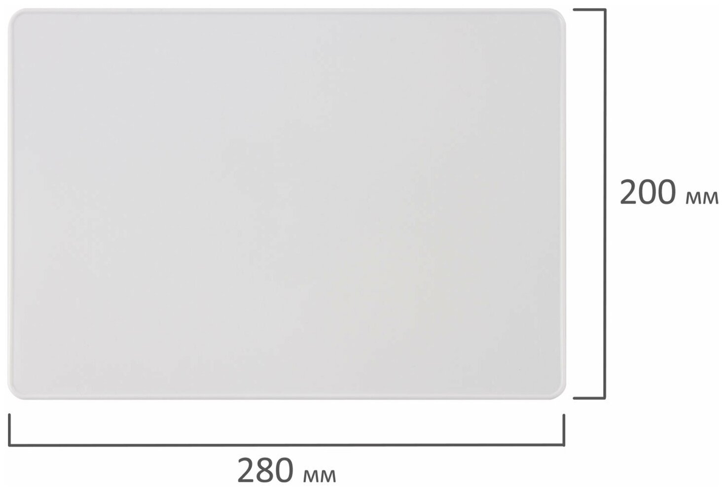 Доска для лепки А4, 280х200 мм, пчелка, белая, с бортиком, ДЛ-04