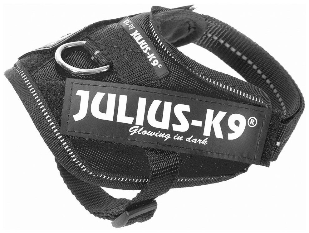 Julius-K9 шлейка для собак IDC-Powerharness 1, 63-85 см/ 23-30 кг, черная