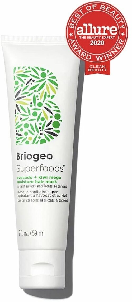 Питательная маска для волос Briogeo Superfoods avocado+kiwi mega moisture hair mask 59ml