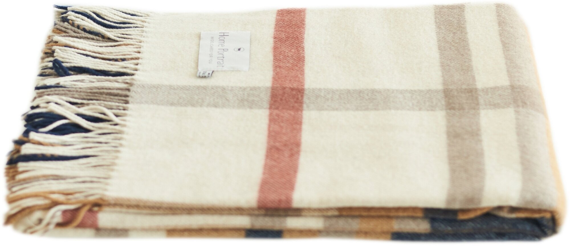 фото Шерстяной плед Navy Stripes