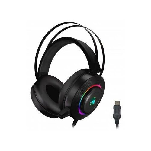 Наушники с микрофоном A4 Bloody G521 черный 23 м мониторные USB оголовье G521 BLACK 330000₽