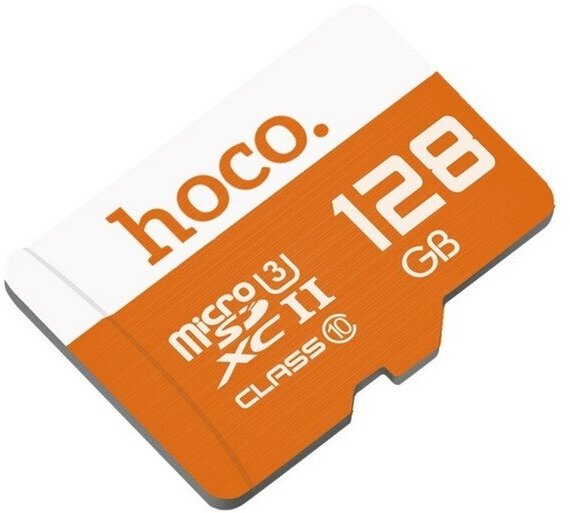 Карта памяти Hoco microSD, 128 Гб, SDXC, A1, UHS-3, V30, класс 10