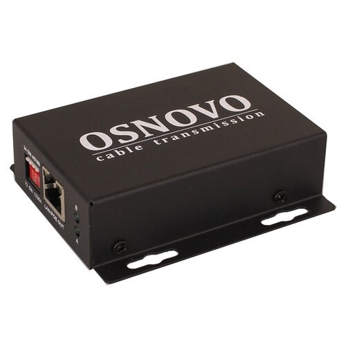 Удлинитель Ethernet OSNOVO E-POE/1Aчерный