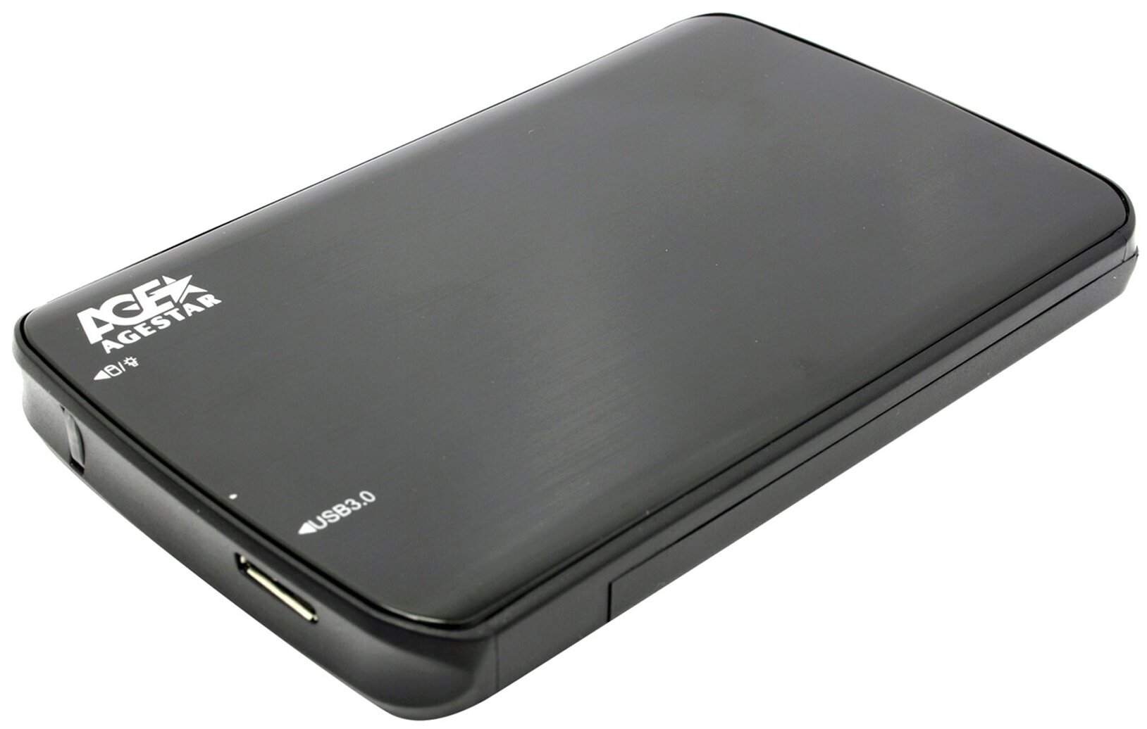 Внешний корпус для HDD/SSD AgeStar 3UB2A12 SATA USB3.0 пластик/алюминий черный 2.5"