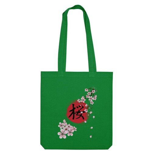 фото Сумка шоппер us basic, зеленый