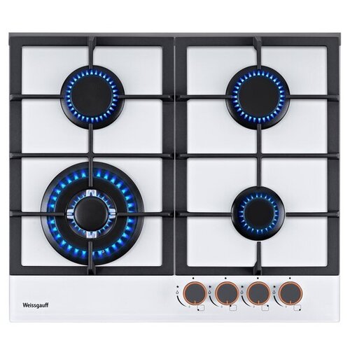 Газовая варочная поверхность Weissgauff Premium HGRG 641 WG белый 2619000₽