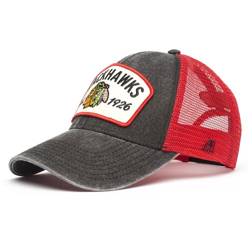 фото Бейсболка мужская с сеткой nhl chicago blackhawks atributika & club, кепка нхл чикаго блэкхокс атрибутика и клуб летняя