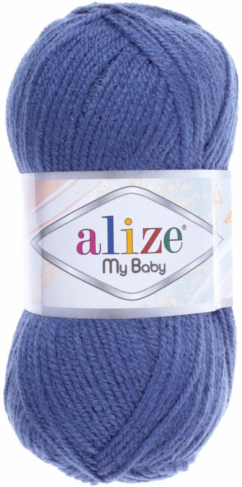 Пряжа Alize My baby джинс (353), 100%акрил, 150м, 50г, 5шт