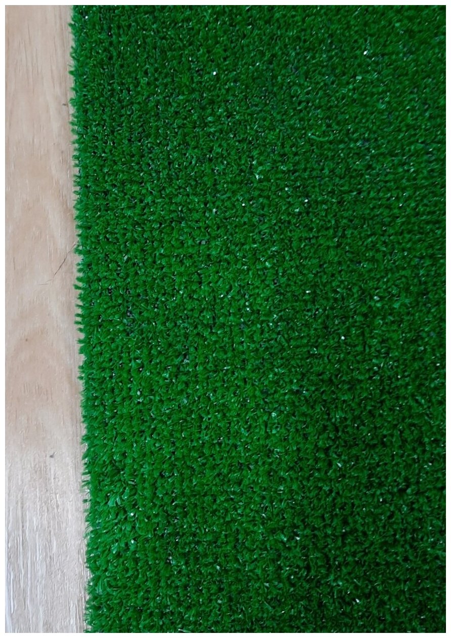 Искусственная трава, газон, покрытие, Витебские ковры, зеленая, 0.6*1 м - фотография № 3