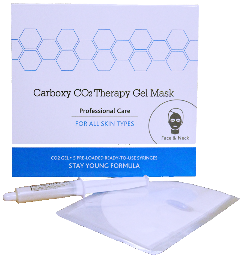 Неинвазивная карбокси маска для омоложения лица и шеи Carboxy CO2 DJ CARBOXY THERAPY, 5 шт.