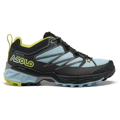 Ботинки Asolo Softrock ML Black/Celadon/Safety Yellow (UK:5,5) цвет черный/голубой