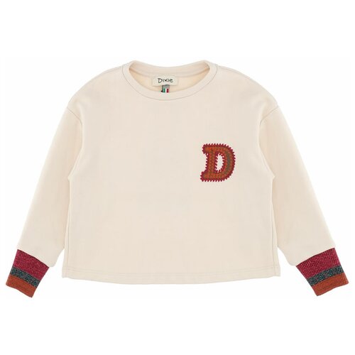 фото Толстовка dixie для девочки lb65040g3118 молочного цвета 4 года
