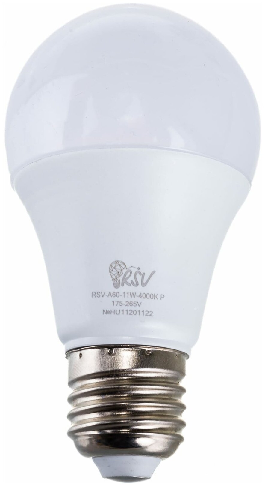 Светодиодная лампа RSV-A60-11W-4000K-E27 P - фотография № 1