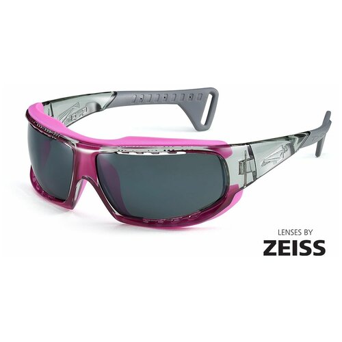 фото Солнцезащитные очки lip sunglasses lip typhoon / gloss trans. grey / pink / zeiss/ pa polarized / tri-pel methane smoke, серый