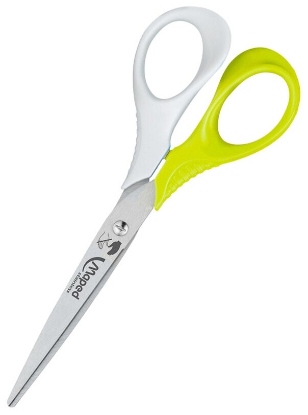 Ножницы 16 см для левшей SHAPE Reflex3D для детской руки, мягкие двухцветные симметричные кольца