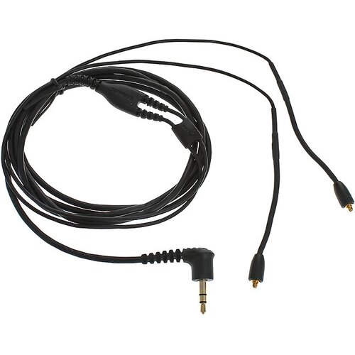 SHURE EAC64BK Отсоединяемый кабель для наушников SE215, SE315, SE425, SE535, черный кабель для наушников shure eac46cls clear