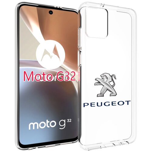 Чехол MyPads peugeot-пежо-3 мужской для Motorola Moto G32 задняя-панель-накладка-бампер чехол mypads peugeot пежо 3 мужской для motorola defy 2021 задняя панель накладка бампер