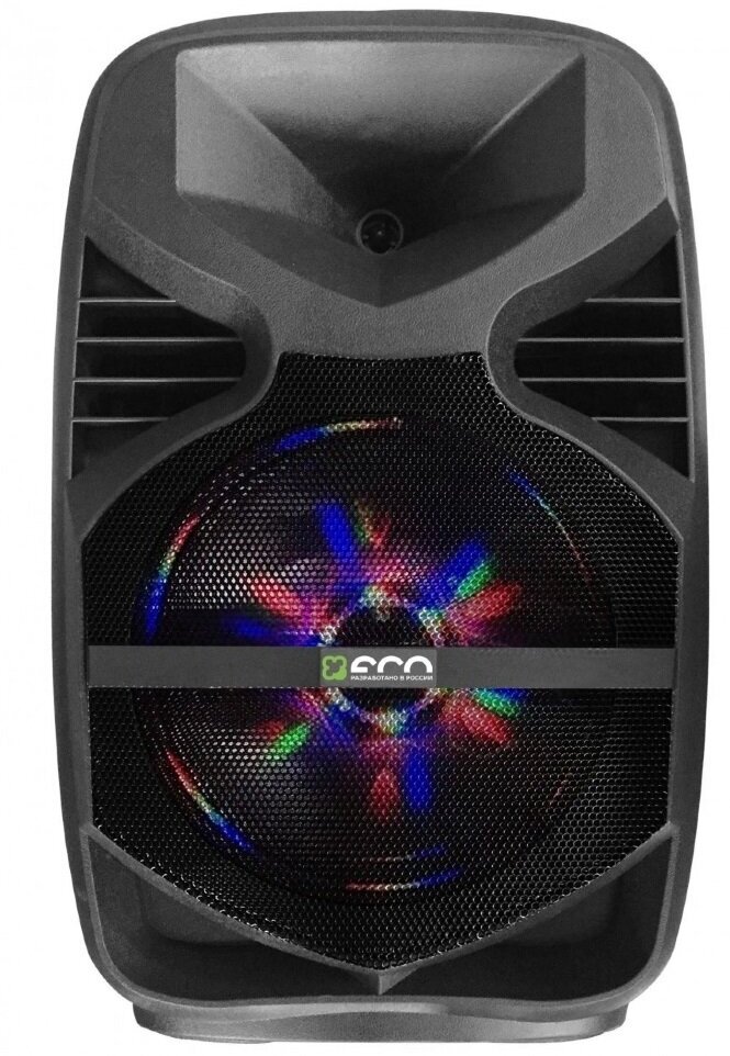 ECO DISCO BOX-12A MP3 (T) Активная акустическая система с MP3 плеером и светодиодной подстветкой. Мощность (RMS) - 250 Вт, max - 500 Вт. Кофигурация: