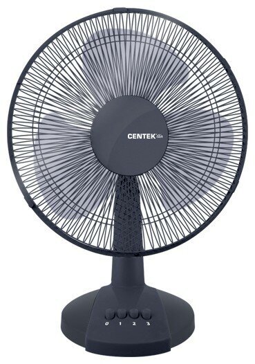 Вентилятор настольный CENTEK CT-5007 White 30 Вт, диаметр: 34 см, 3 скорости, металлическая решётка - фотография № 3
