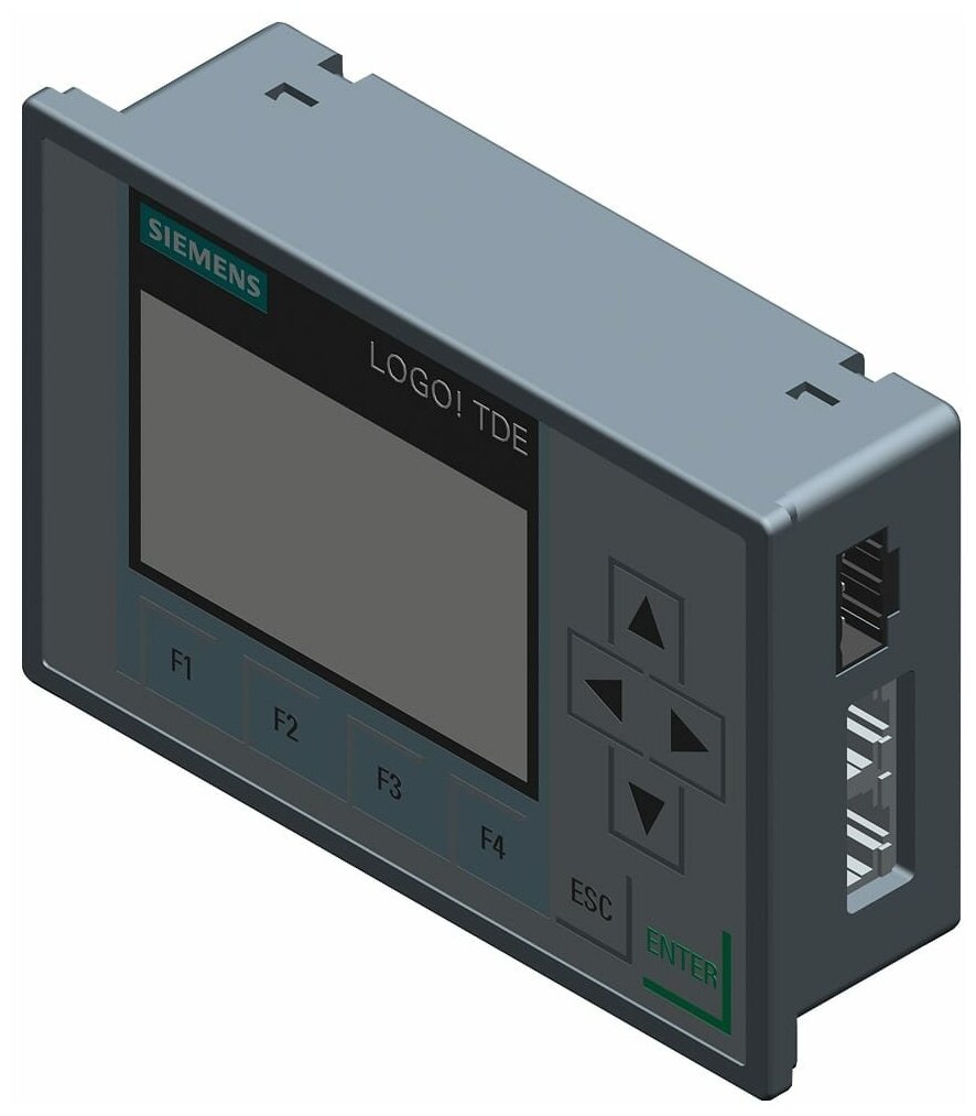 SIEMENS Внешняя панель 6ED1055-4MH08-0BA1 для LOGO! TDE 12/24В 2RJ45