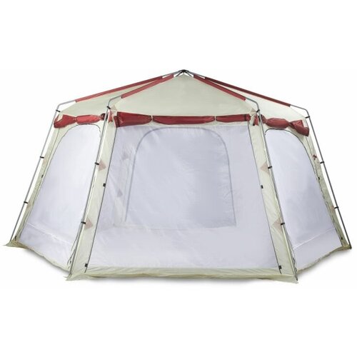 Шатер ATEMI AT-4G, белый/красный товары для дачи и сада atemi тент шатер туристический at 4g