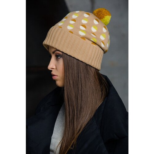 фото Шапка supershapka, размер 54-58, коричневый