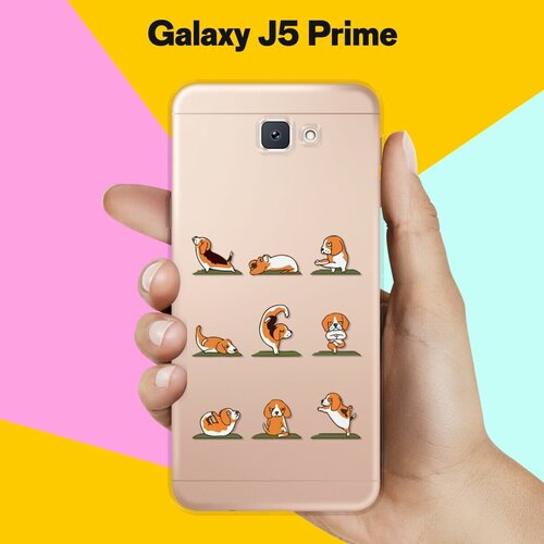 Силиконовый чехол на Samsung Galaxy J5 Prime Зарядка от биглей / для Самсунг Галакси Джей 5 Прайм силиконовый чехол на samsung galaxy j2 prime снежная гора для самсунг галакси джей 2 прайм
