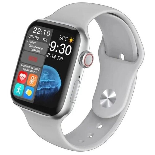 Смарт часы серебристые (iOS \ Android) / Smart часы с сенсорным экраном /Новинка.