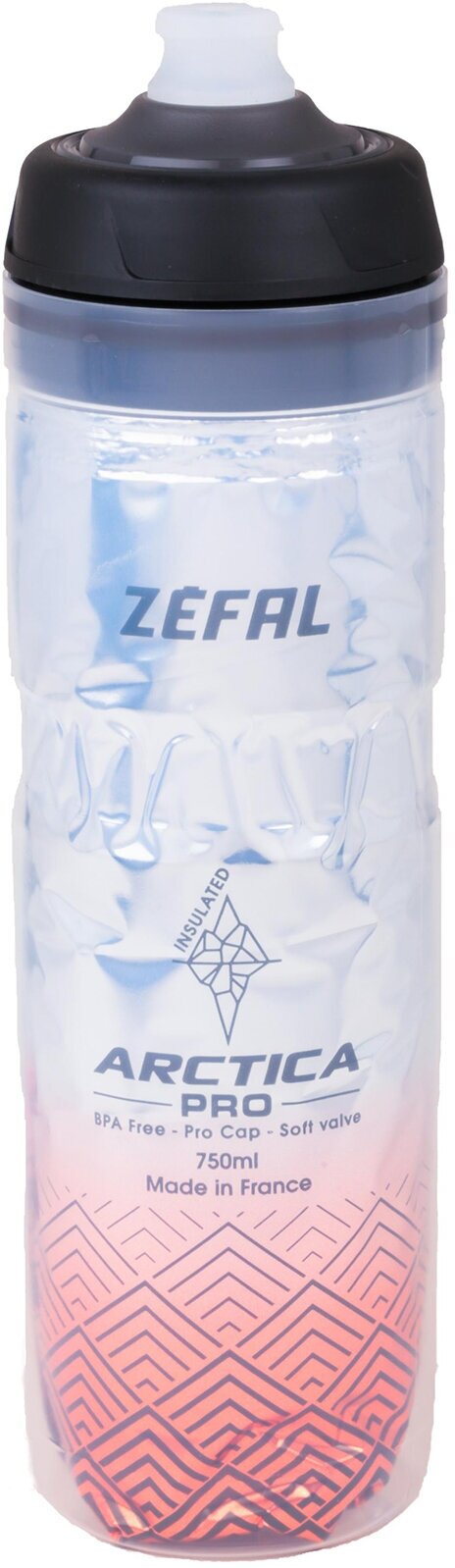 Фляга Zefal Arctica Pro 75 Bottle Silver/Red