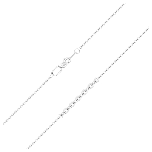 PLATINA jewelry Цепь из белого золота без камней 21-1617-040-1120-17, размер 55